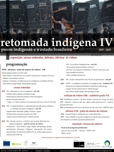 Retomada Indigena IV PUC-SP 19 a 24/09/2011